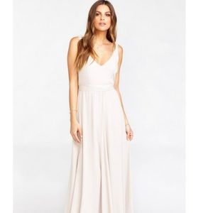 Show Me Your Mumu Jenn Maxi Dress blush